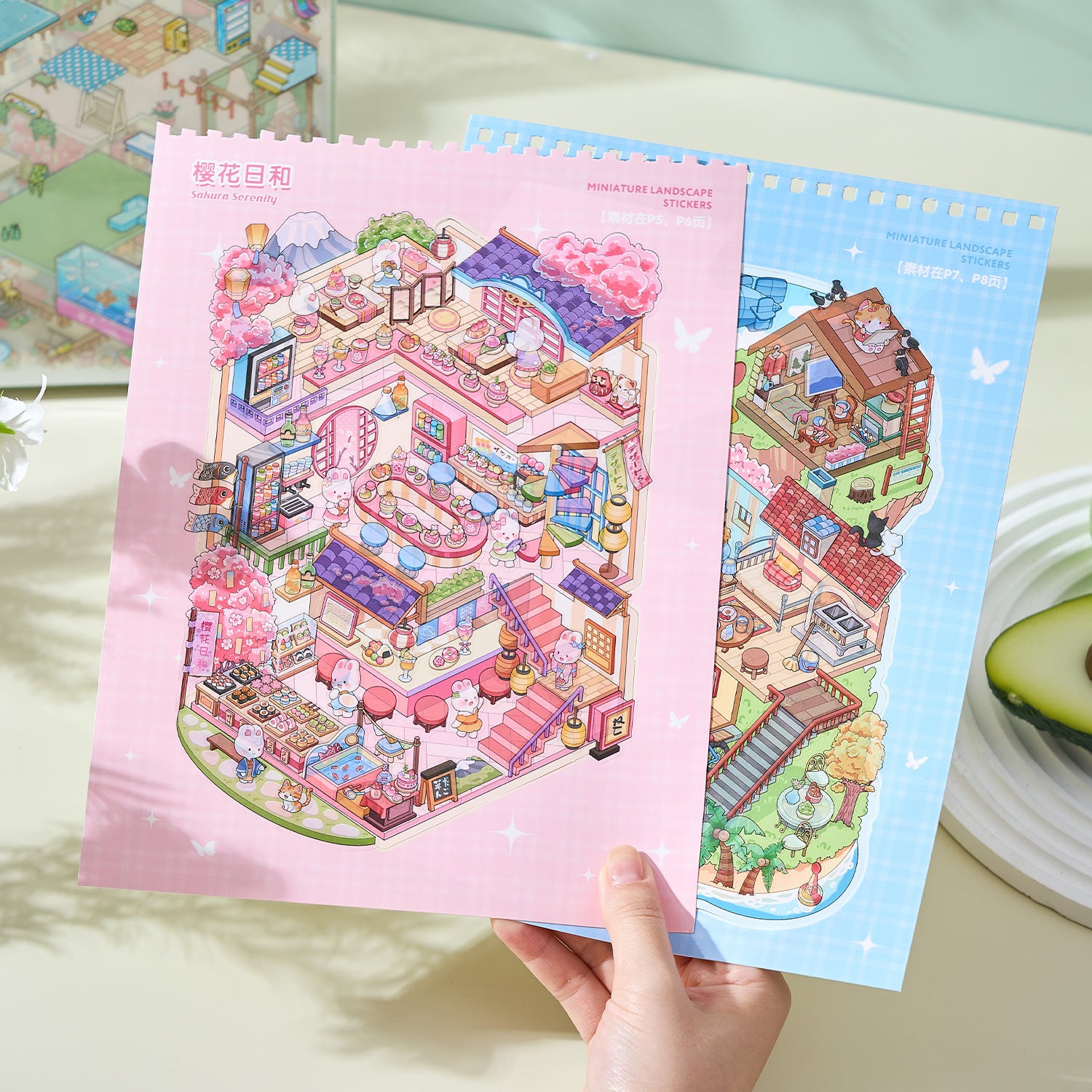 It can be used for one of the children's seal seals, the children's seal, various building scenes, and the glass metal cap bodyseal. 3 d A three-dimensional cartoon shed diy Decorative book