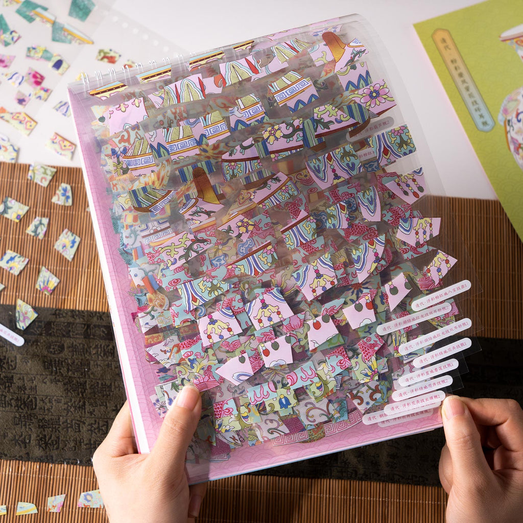 One of the popular books "early to come to the cultural property repair series - porcelain edition" shrink scene pocketbook, children's seal seal, adult stress relief seal. Many extraordinary cultural properties can be used for glass metal cup bodyseal.