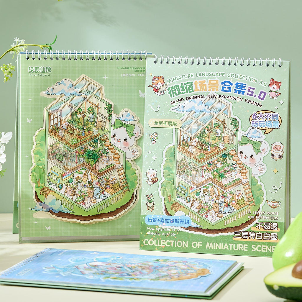 It can be used for one of the children's seal seals, the children's seal, various building scenes, and the glass metal cap bodyseal. 3 d A three-dimensional cartoon shed diy Decorative book