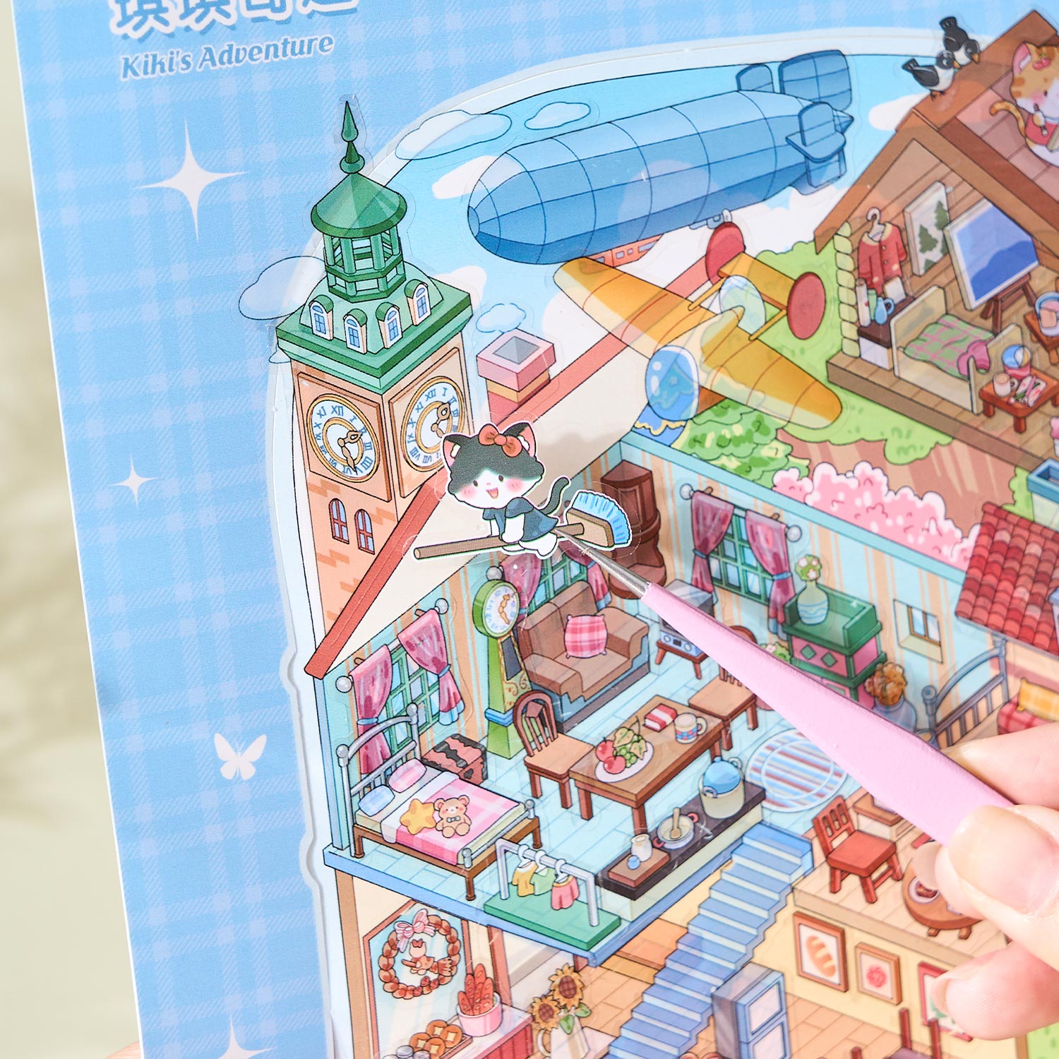 It can be used for one of the children's seal seals, the children's seal, various building scenes, and the glass metal cap bodyseal. 3 d A three-dimensional cartoon shed diy Decorative book